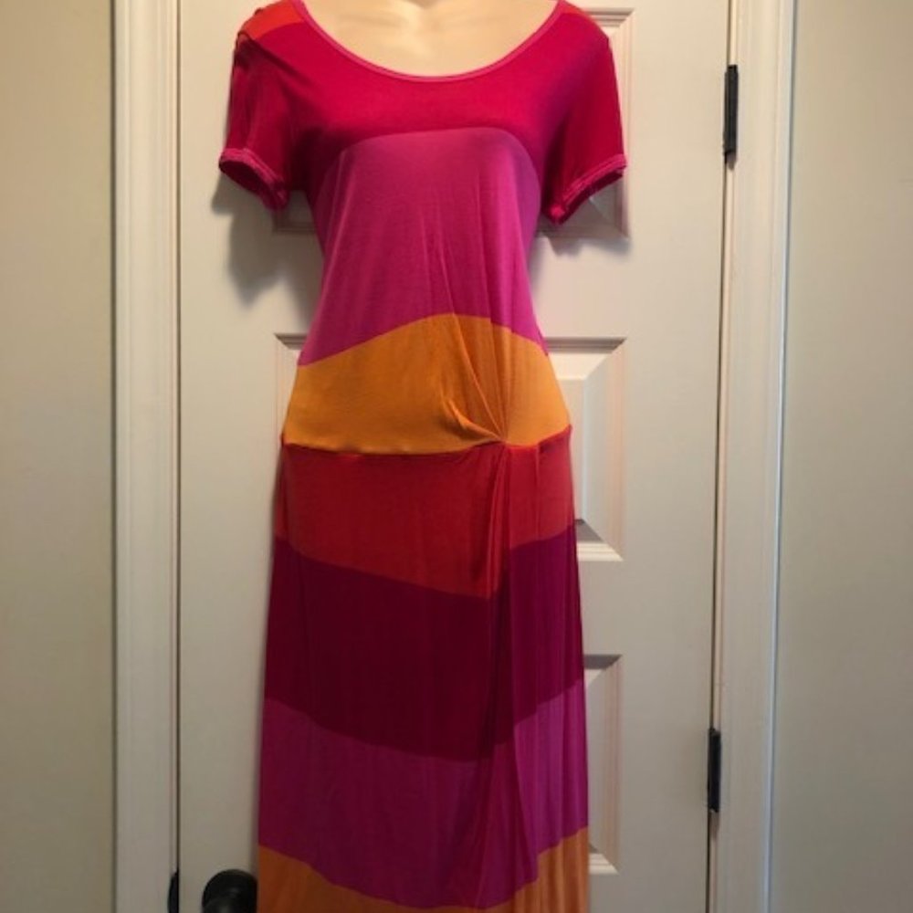NWOT BCBG Max Azria Colorblock T-Shirt Dress Medium